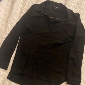 41 Hawthorn Woman’s Black Button Down Shirt